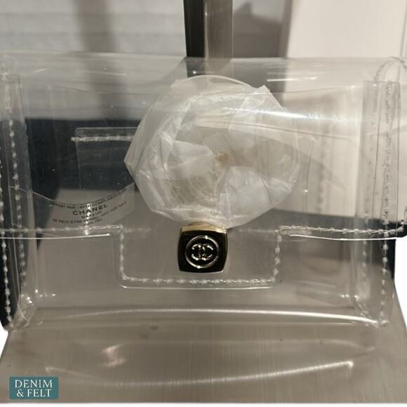 Chanel Makeup Clear Mini Belt Bag Transparent PVC Pouch Bum Bag Rare ~ NEW!! - Picture 10 of 14